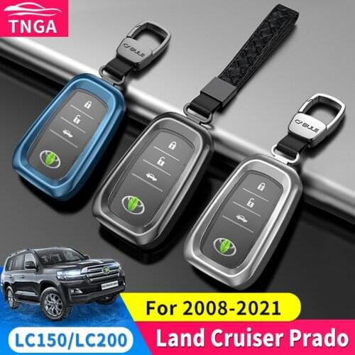 Suitable for Toyota Fully Enclosed Protection Metal Key Shell Land Cruiser Prado 200 150 Key Modification Upgraded Accessories