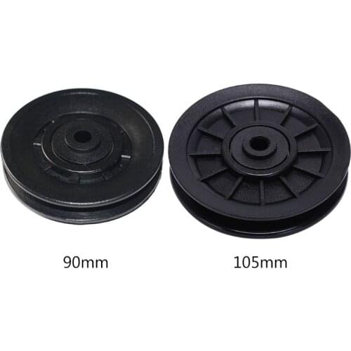Durable Wearproof Nylon Bearing Pulley Wheel Cable Gym Fitness Equipment Accessories 90/105mm