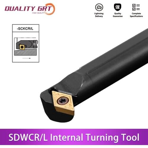 Q.Grt S10K-SDWCR07 S16Q-SDWCR07 S16Q-SDWCR07 Internal Turning Tool Holder Carbide Inserts DCMT SDWCR/L CNC Lathe Cutting Tools