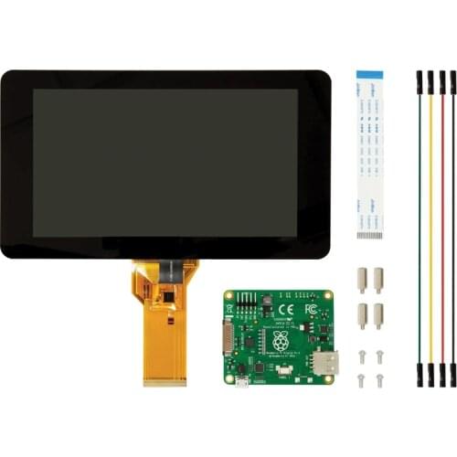 RASPBERRY-PI RASPBERRYPI-DISPLAY Raspberry Pi 7" Touch Screen Display with 10 Finger Capacitive Touch