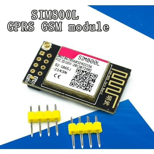SIM800L GPRS GSM module micro sim card serial TTL frequency of four core plates ESP8266 ESP32