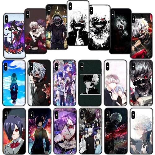 Tokyo Ghoul Anime Soft Cover Case for iPhone 7 8 6 6S 5 5S SE Plus