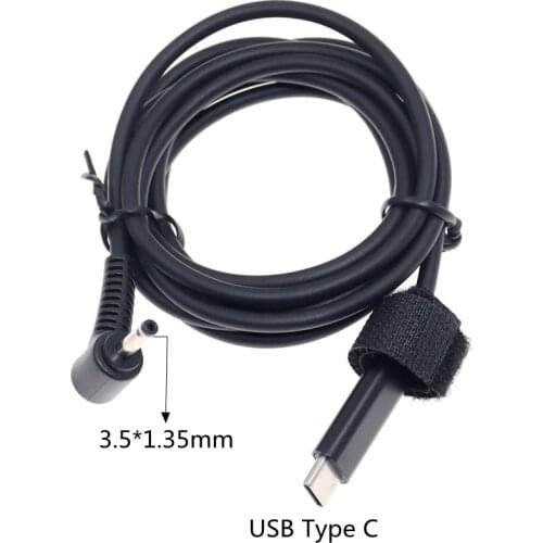 USB C to 3.5*1.35mm Male Plug PD Fast Charging Cable for Jumper Ezbook Laptop PC USB Type C Male Adapter Converter Cord 1.5m
