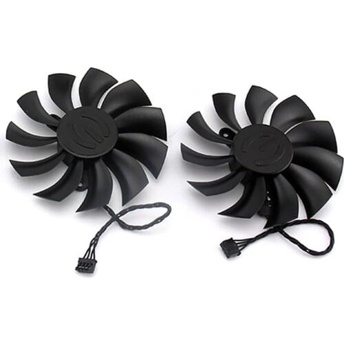 4-pin PLA09215B12H Graphics Card Fan Brushless Cooling Fan for EVGA GTX 1080TI FTW3 DT GAMING Accessories