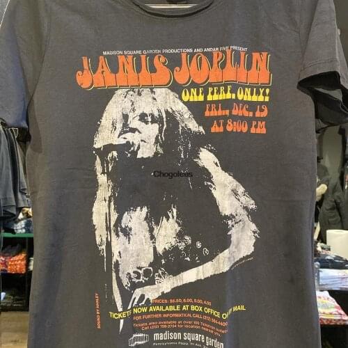 Janis Joplin Madison Square Garden LadiesAmplified T shirt