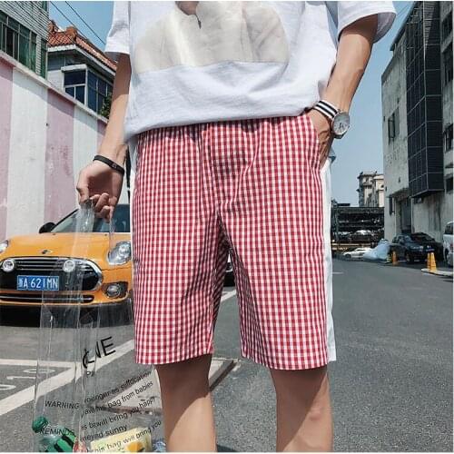 2021 New Summer Shorts Men Cotton Shorts Casual Summer Elastic Waist Shorts