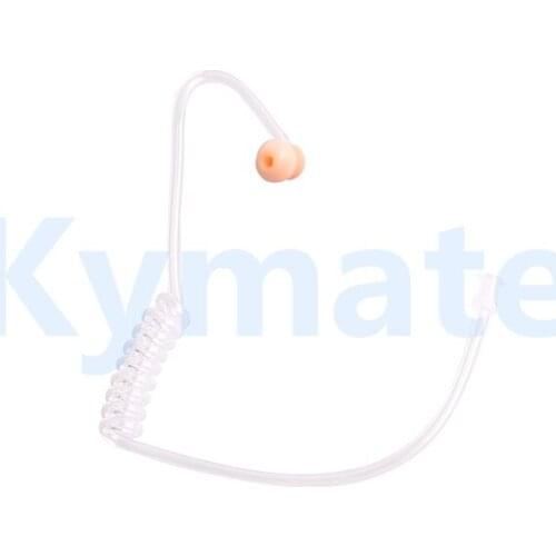 5Pcs Clear Air Acoustic Tube Earplugs Ear Buds Replacement Tube for Baofeng Yaesu ICOM Midland Radio Earpiece Earphone Headset