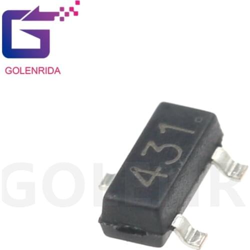 50pcs/lot TL431 CJ431 0.5% SOT-23 431