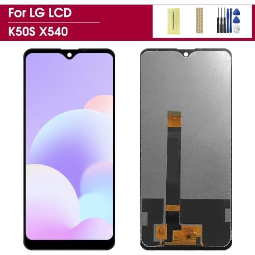 6.5" Original LCD Replacement For LG K50S LM-X540 Display with frame Touch Screen Digitizer Assembly For LG K50S lcd