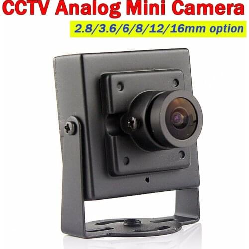 700TVL cmos wired Analog CCTV Security Camera 2.8/3.6/6/8/12/16MM Lens option camera Mini Metal Body Aerial Photography