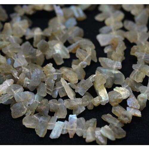 15.5''/Strand, Natural Flash Labradorite Stone Irregular Chip Loose Beads,Nugget Stone Spacer Beads For Bracelet Jewelry Making