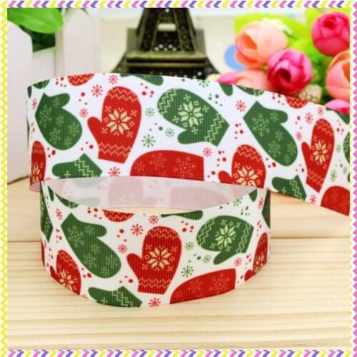 DUWES 1.5'' Free shipping christmas printed grosgrain ribbon hair bow headwear party decoration wholesale OEM 38mm H4339