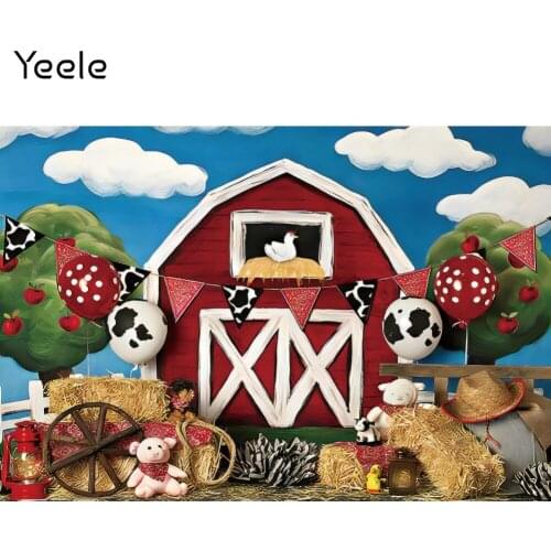 Yeele Photocall Baby Shower Backdrop Prop Interior Farm Crop Birthday Party Background Photographic Photography For Photo Studio