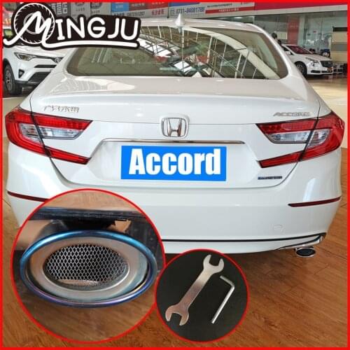 Car stainless steel exhaust pipe muffler for Honda accord 10th car accessories Auto parts