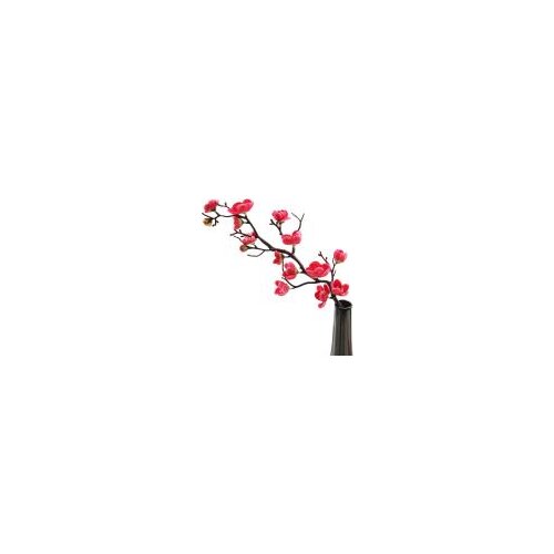 Artificial Cherry Spring Plum Peach Blossom Branch Silk Flower Home Wedding Decorative Flowers Plastic Peach Bouquet