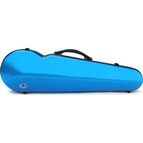 New violin case 4/4 carbon fiber Camber composite material high quality blue color