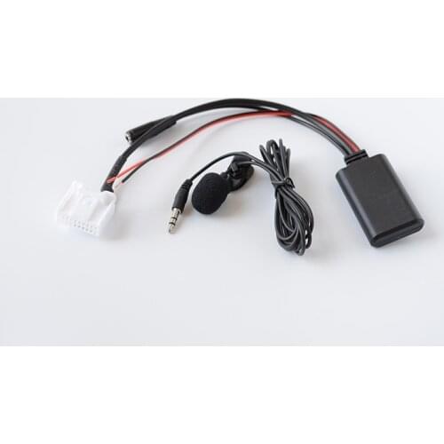 New Car AUX Audio Cable Adapter Bluetooth Mic For Toyota Camry Corolla Reiz Corolla Highlander Prado