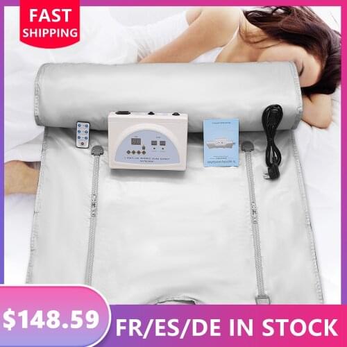 220V Sauna Blanket For Weight Loss Body Shaper Infrared Romote Control Heating Blanket For Home Body Shaper