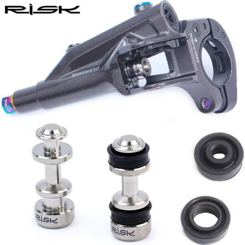 RISK Bicycle Titanium Alloy Brake Disc Lever Piston Repair Part For DEORE XT M785 M8000 SLX M7000 MTB Bike Brake Lever Parts