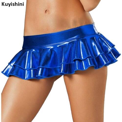 Sexy womens skirts faux leather skirt dancing skirts girls mini skirt club wear hot nightclub show black hot pink red 07162216
