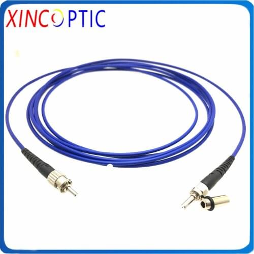 SMA905-ST 400/440um UV Optimized Quartz Fiber Metal Ferrule VIS 200-1100nm 0.22NA 3.0mm 1/2/3M Fiber Optic Patch Cord