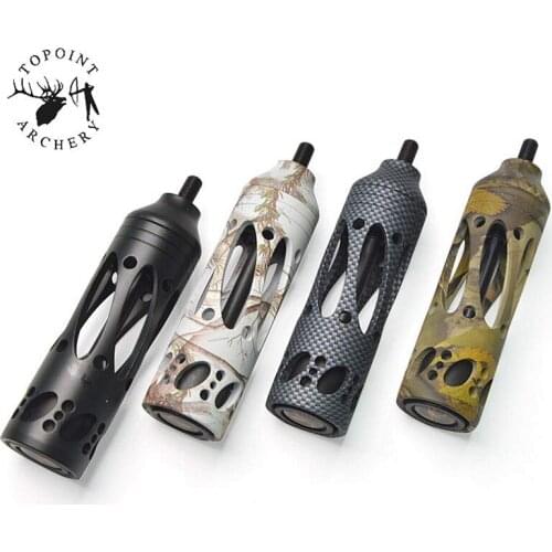 1Pc 5" Archery Compound Bow Stabilizer Silencer Vibration Dampener Shock Absorber For Bow Outdoor Training Shooting Accessories