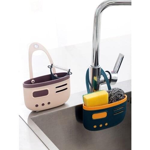 Zq Punch-Free Draining Basket Kitchen Supplies Plastic Water Channel Storage Rack Household Storage Rack Free Shipping