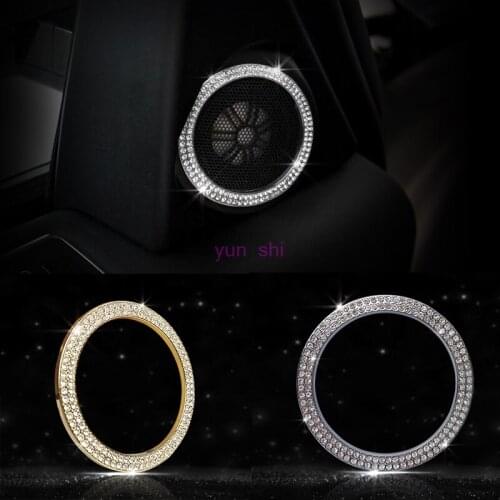 2 pcs Car A Column Horn Loudspeaker Frame Decoration Sticker Car-styling For Land Rover Range Rover Sport Evoque Accessories