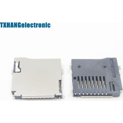 20Pcs TransFlash TF Micro Memory SD Card Self-eject Socket Plug Adapter diy electronics