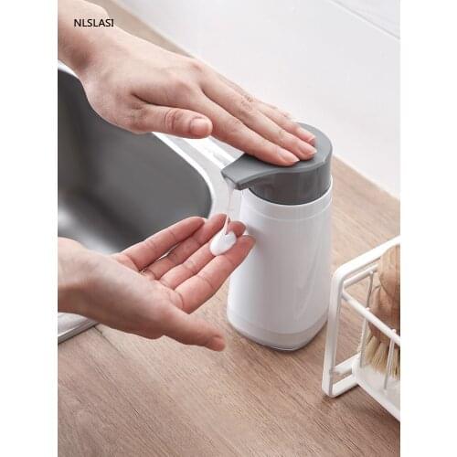 300ML sub-bottling press type hand sanitizer lotion bottle shower gel soap dispenser shampoo bottle bathroom set