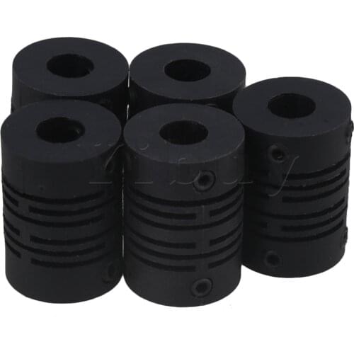 5x Plastic Encoder Coupling for Motor Driven Shaft Coupler D15L21 6x6mm
