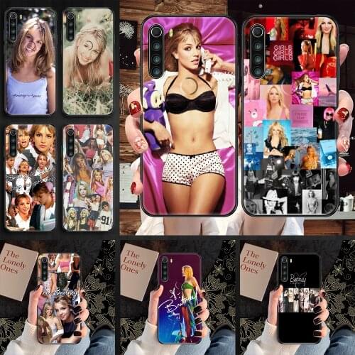 Britney Spears Phone case For Xiaomi Redmi Note 7 7A 8 8T 9 9A 9S 10 K30 Pro Ultra black 3D shell soft cover fashion hoesjes