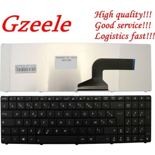 GZEELE French Keyboard FOR ASUS K52 N50 N53S N53SV K52F K53S K53SV K72F A53 A52 U50 G51 N51 N53 FR laptop Keyboard Black AZERTY