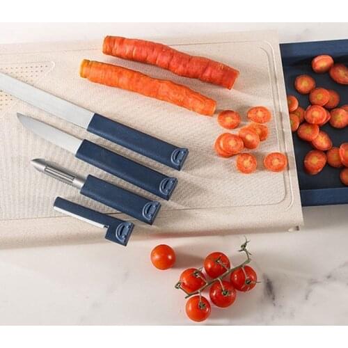 Combination Chopping Board Baby Food Supplement Tool Chopping Board Knife Set Chopping Board Knife 5 Piece Set