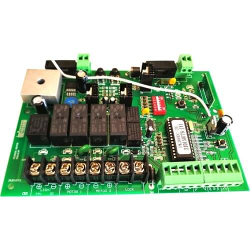 LPSECURITY motherboard PCB motor controller circuit board card for swing gate opener motor 24VDC input power(KEYFOBS optional)