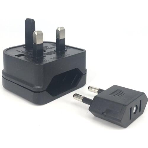 EU/US Plug Convert To UK Plug Adapter British Converter Connector Standard AC 250V Multi Function Travel Electrical Socket