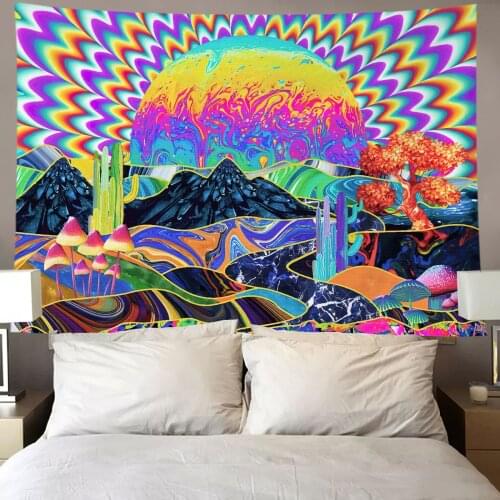 Wall Tapestry Abstract Patterns Print Decorative Cloth Hanging Carpet Home Accessories for Bedroom