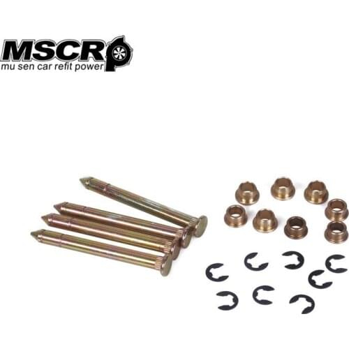 Zinc Plated Steel Door Hinge Pin & Bushing Repair Kit for Ford F150 F250 F350 For Bronco and Other For Ford Trucks & SUV