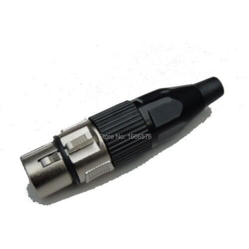 Wholesale 100 pcs/lot XLR Female Connector with without welding-5075