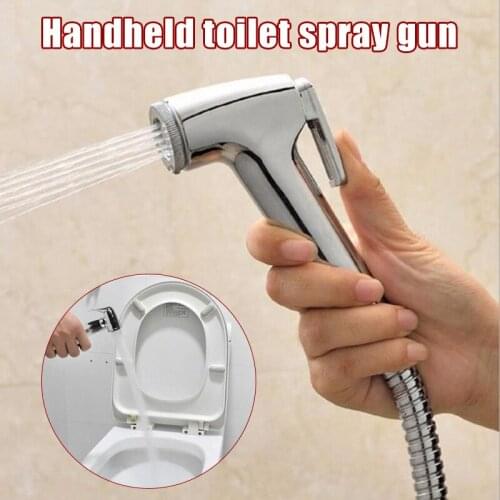 Handheld Toilet Bidet Sprayer Set Kit Stainless Steel Hand Bidet Faucet for Bathroom Hand Sprayer or Sprayer Only In Stock