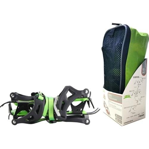 Professional 14-tooth Ice Crampons Winter Snow Boots Shoe Covers Gripper Manganese Steel Ice Gripper Crampons