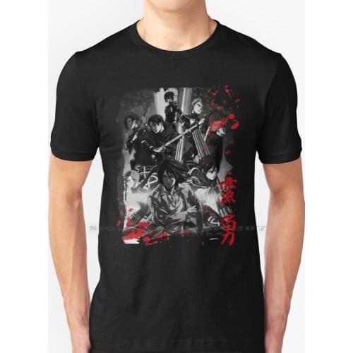 Shingeki No Kyojin - Official 5 T Shirt 100% Pure Cotton Anime Meme Manga Light Novel Video Game Shingeki No Kyojin Snk Attack O