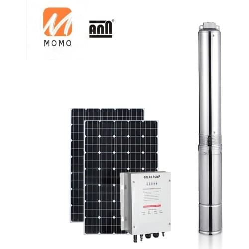 Solar powered borehole submersible deep well water pumps