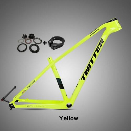 Twitter Warriorpro MTB T1000 Carbon Frame 12X148mm Thru Axle BB92 Pressfit Mountain Bicycle Frameset for 29er Wheelset
