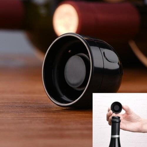 1pcs Vacuum Red Wine Bottle Cap Stopper Silicone Sealed Champagne Bottle Stopper Vacuum Retain Freshness Wine Plug Bar Tools