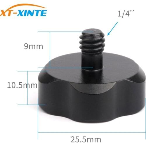 XT-XINTE Frame Bracket Connector Screw for 1/4 inch Screw Hole Tripod for Gopro 7 6 5 4 Session 3 2 Sjcam yi Action Sport Camera