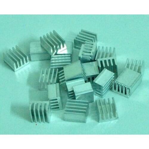 Lot 100pcs 3D Printer Parts Radiator 9x9x5mm Aluminium Alloy Heat Sink Cooling Fin for A4988 Stepper Motor Driver