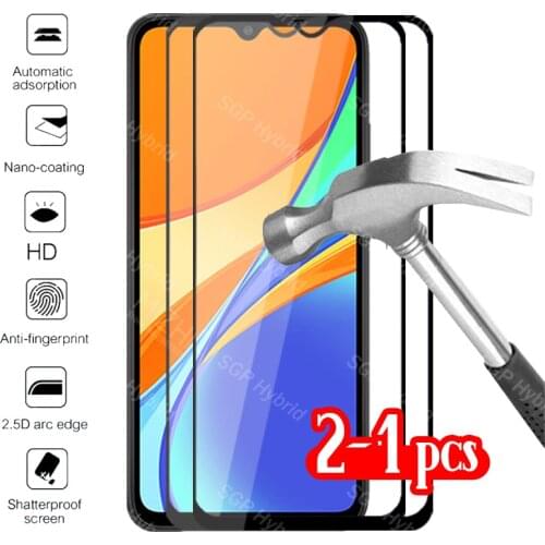 2pcs protective glass on redmi 9c case for xiaomi redmi 9 c 9c c9 6.53 redmi9c tempered glass xiomi xaomi phone cover
