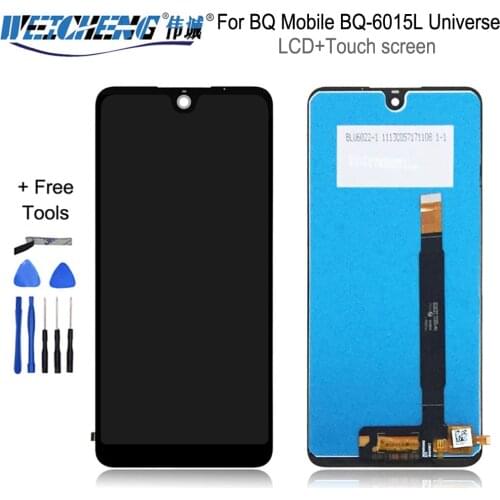 6.0'' For BQ Mobile BQ-6015L BQ 6015 Universe BQ6015L LCD Display Screen+Touch Screen Digitizer Assembly Spare Parts+Tools