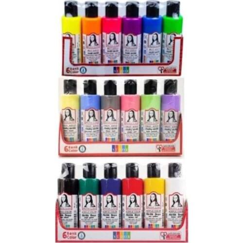 10Pcs 40ml Colors Acrylic Paint Set Art Supplies Airbrush Paint product Waterproof Wood Fabric Canvas with brush GIFT